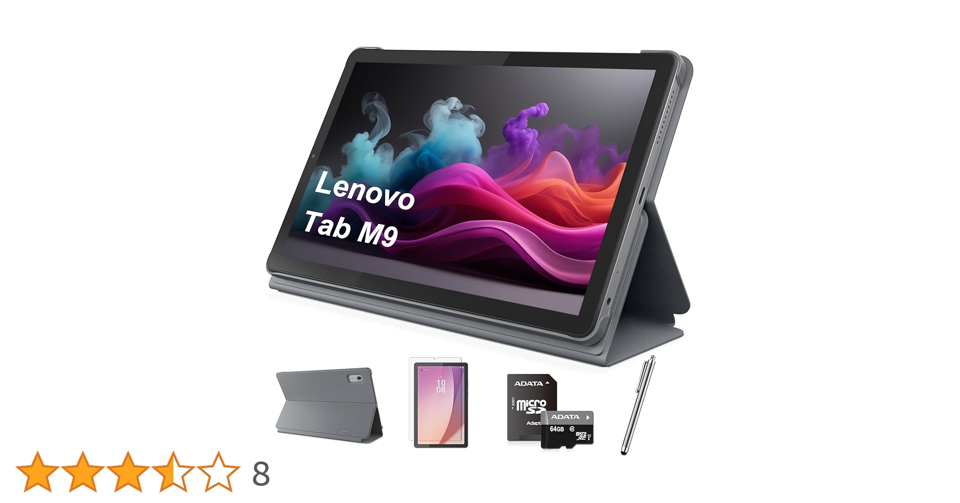 Lenovo Tablet Tab M9 22.9 cm HD LCD, processador MediaTek